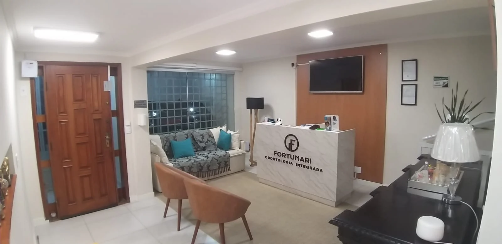Ambiente da clínica Fortunari